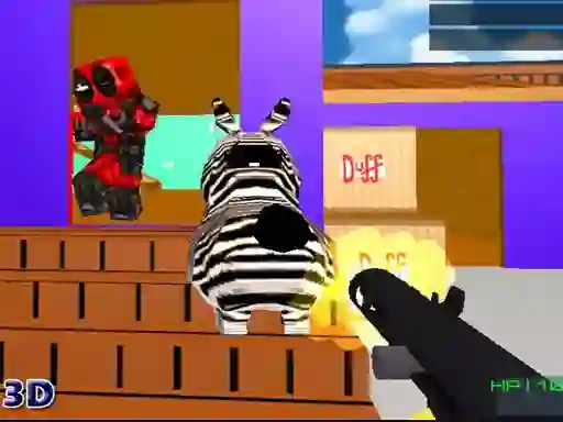 Игра Pixel Toonfare Animal 2022 онлайн