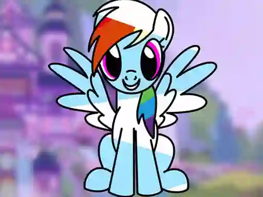 Игра My Little Pony Coloring Book онлайн