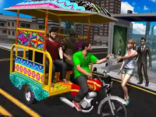 Игра TukTuk Chingchi Rickshaw 3D онлайн