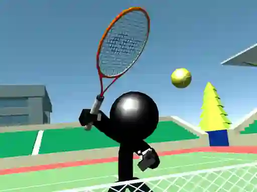 Игра Stickman Tennis 3D онлайн