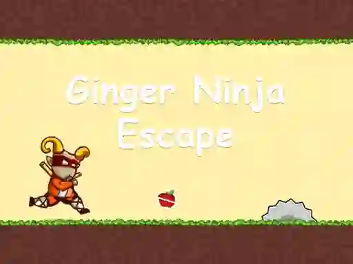 Игра Ginger Ninja Escape онлайн