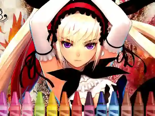 Игра 4GameGround Anime Manga Coloring онлайн