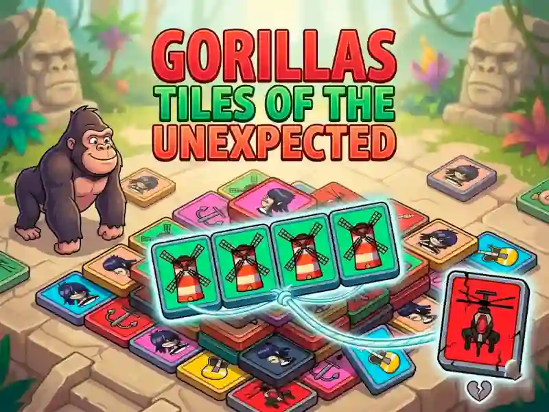 Игра Gorillas Tiles Of The Unexpected онлайн