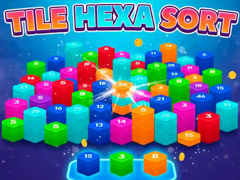 Игра Tile Hexa Sort онлайн