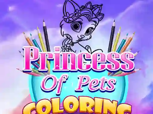 Игра Princess Of Pets Coloring онлайн