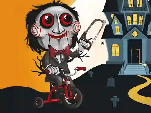 Игра Scary Faces Jigsaw онлайн