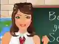 Игра Barbie goes to School Makeover онлайн
