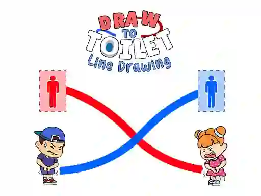 Игра Draw To Toilet Line Drawing онлайн