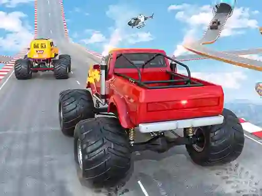 Игра Mega Ramp Monster Truck Race онлайн