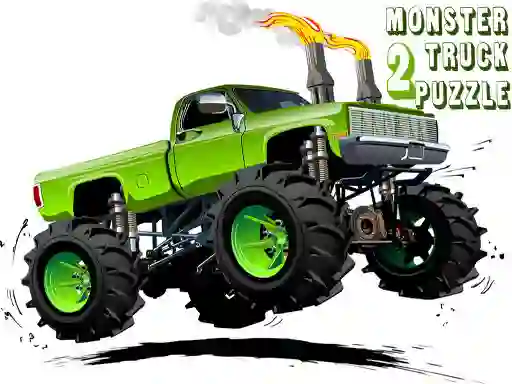 Игра Monster Truck Puzzle 2 онлайн