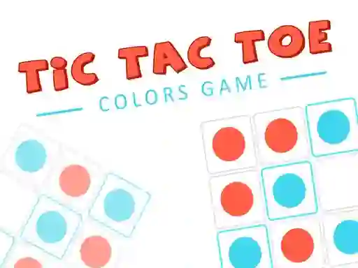 Игра Tic Tac Toe Colors Game онлайн