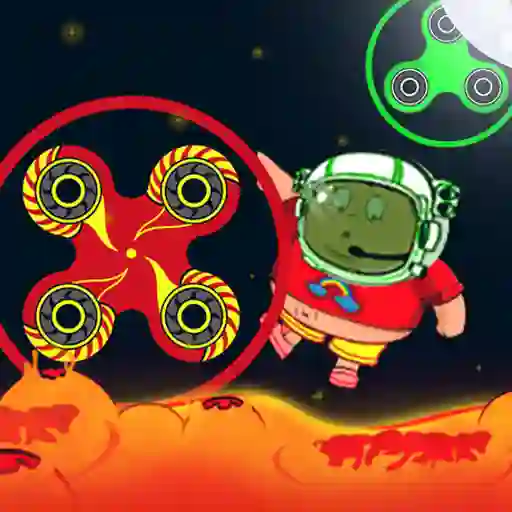 Игра Spinner Astro the Floor is Lava онлайн
