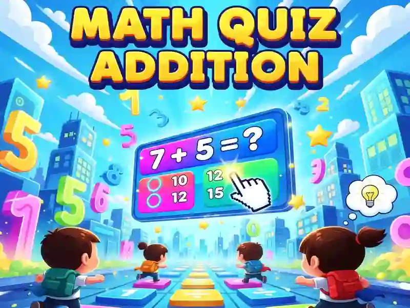 Игра Math Quiz Addition онлайн