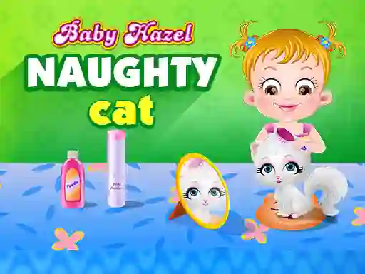 Игра Baby Hazel - naughty cat онлайн