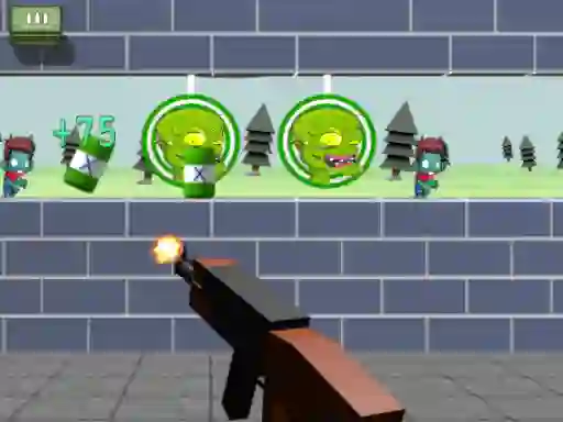 Игра Zombie Target Shoot онлайн
