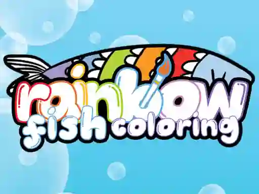 Игра Rainbow Fish Coloring онлайн