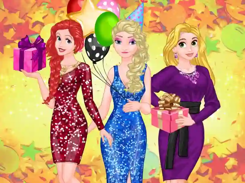 Игра Frosty Princess Party Surprise онлайн