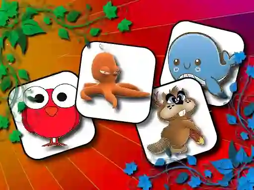 Игра Funny Animals Memory онлайн