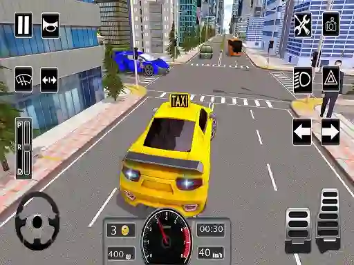 Игра Modern City Taxi Car Simulator онлайн