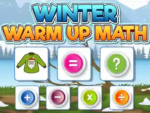 Игра Winter Warm Up Math онлайн
