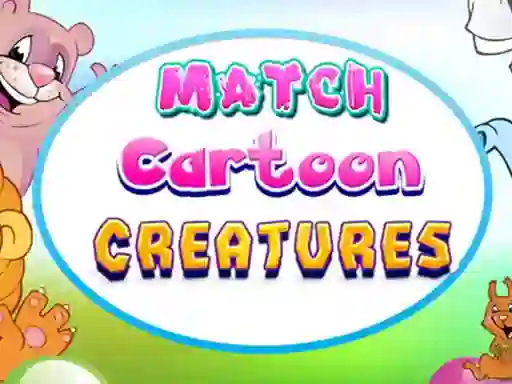 Игра Match Cartoon Creatures онлайн