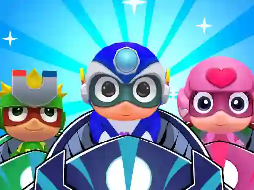 Игра Masks Heroes Racing Kid онлайн