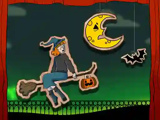 Игра Halloween Witch Fly онлайн