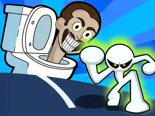 Игра Stickman vs Skibidi Toilet онлайн