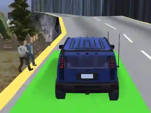 Игра Uphill Jeep Driving онлайн
