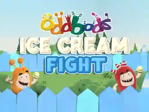 Игра Oddbods Ice Cream Fight онлайн