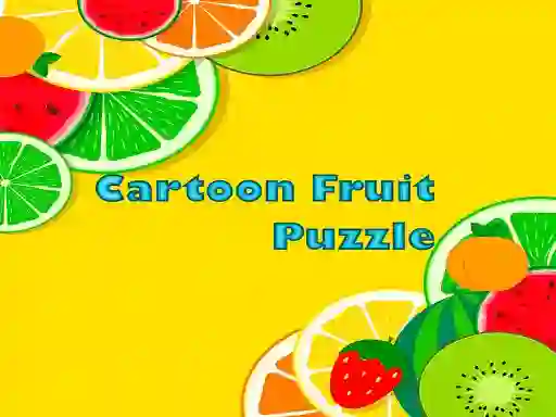 Игра Cartoon Fruit Puzzle онлайн