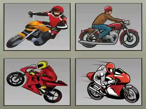 Игра Racing Motorcycles Memory онлайн