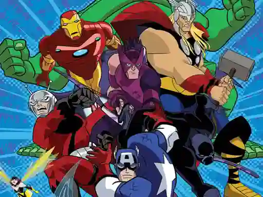 Игра Avengers Coloring онлайн