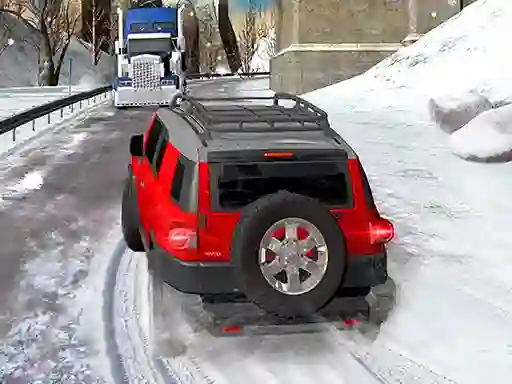 Игра Heavy Jeep Winter Driving онлайн