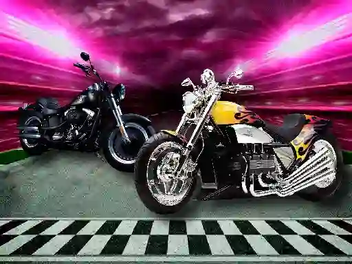 Игра Motorbike Puzzle Challenge онлайн