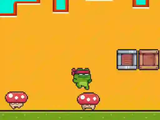 Игра Ninja Frog Adventure онлайн