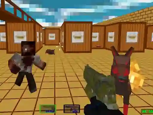 Игра Pixel Swat Zombie Survival онлайн