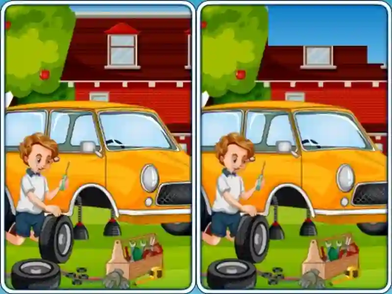 Игра Car Garage Differences онлайн