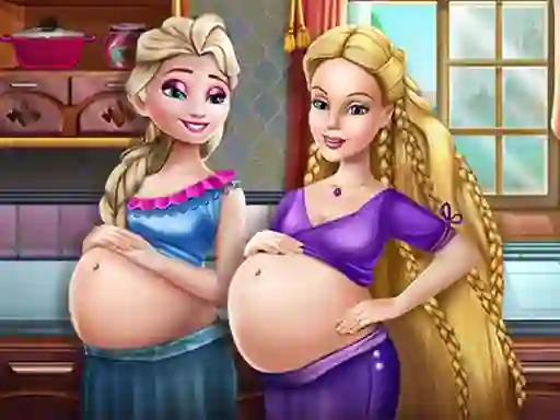 Игра Happy Princesses Pregnant BFFS онлайн