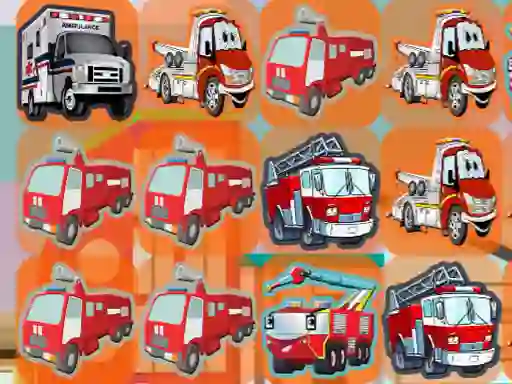 Игра Emergency Trucks Match 3 онлайн