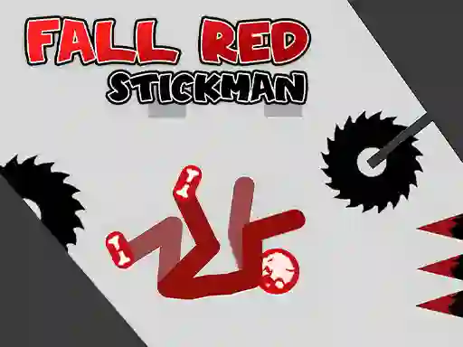 Игра Fall Red Stickman онлайн