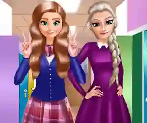 Игра Sisters Back to School онлайн