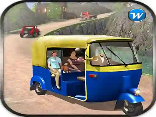 Игра Public Tricycle Rickshaw driving онлайн