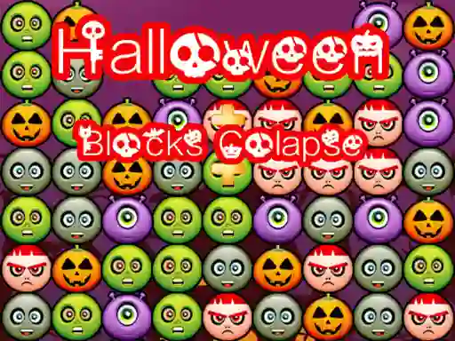 Игра Halloween Block Collapse онлайн