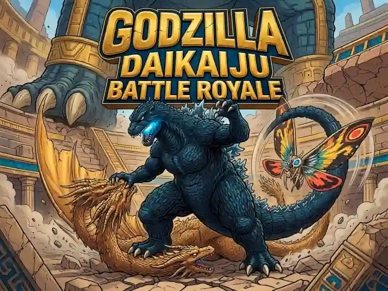 Игра Godzilla Daikaiju Battle Royale онлайн