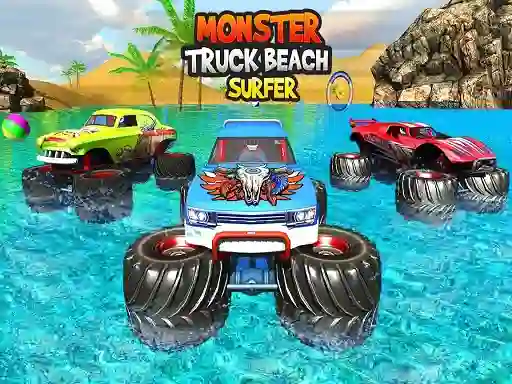Игра Monster Truck Beach Surfing онлайн