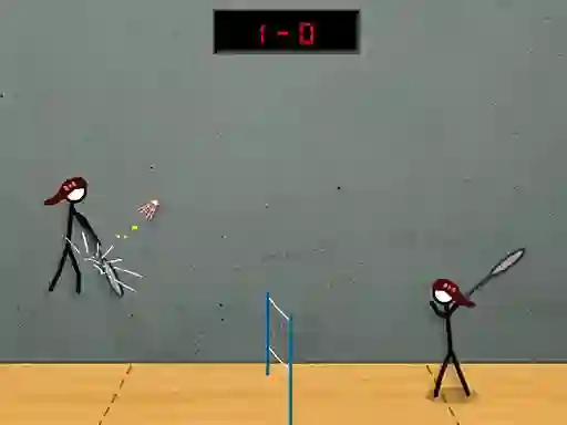Игра Stick Figure Badminton 2 онлайн