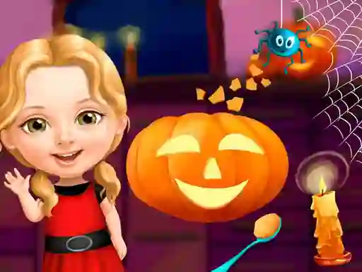 Игра Sweet Baby Girl Halloween Fun онлайн