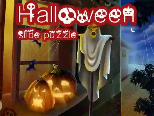 Игра Halloween Slide Puzzle онлайн