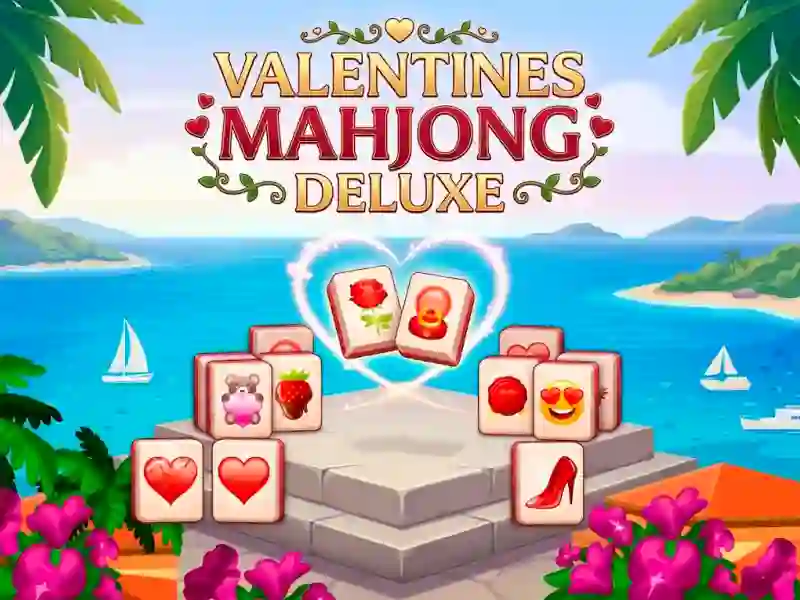 Игра Valentines Mahjong Deluxe онлайн